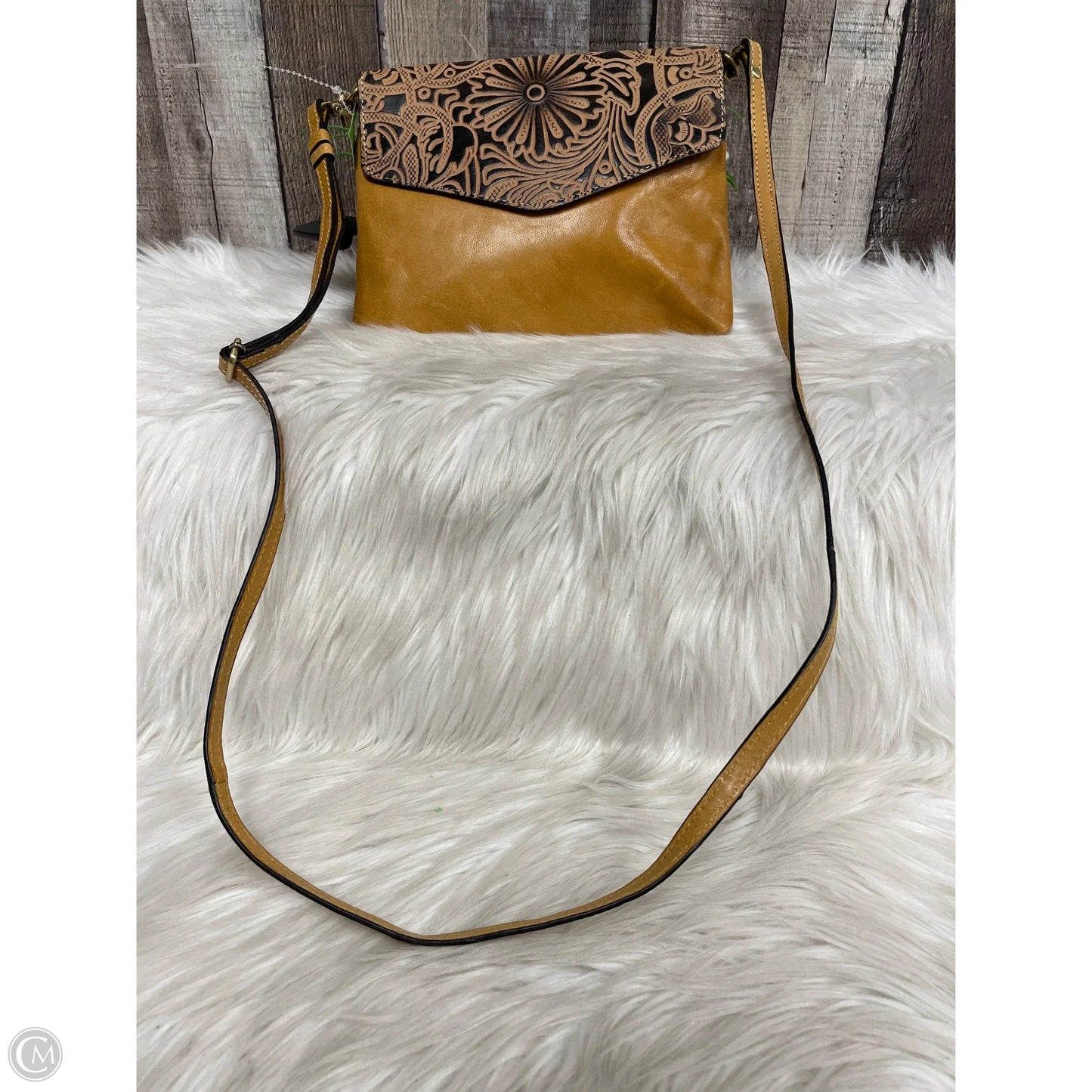 Crossbody Leather By Cmc, Size: Medium