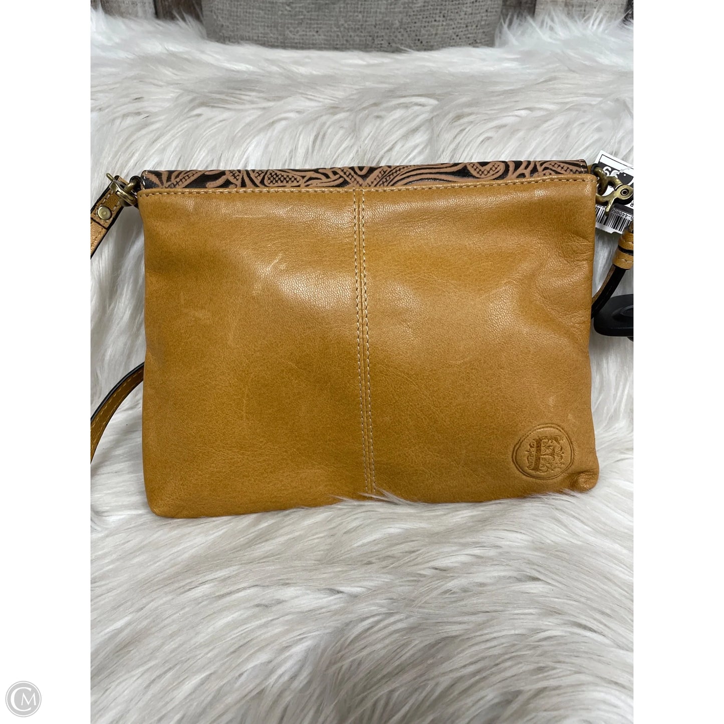 Crossbody Leather By Cmc, Size: Medium
