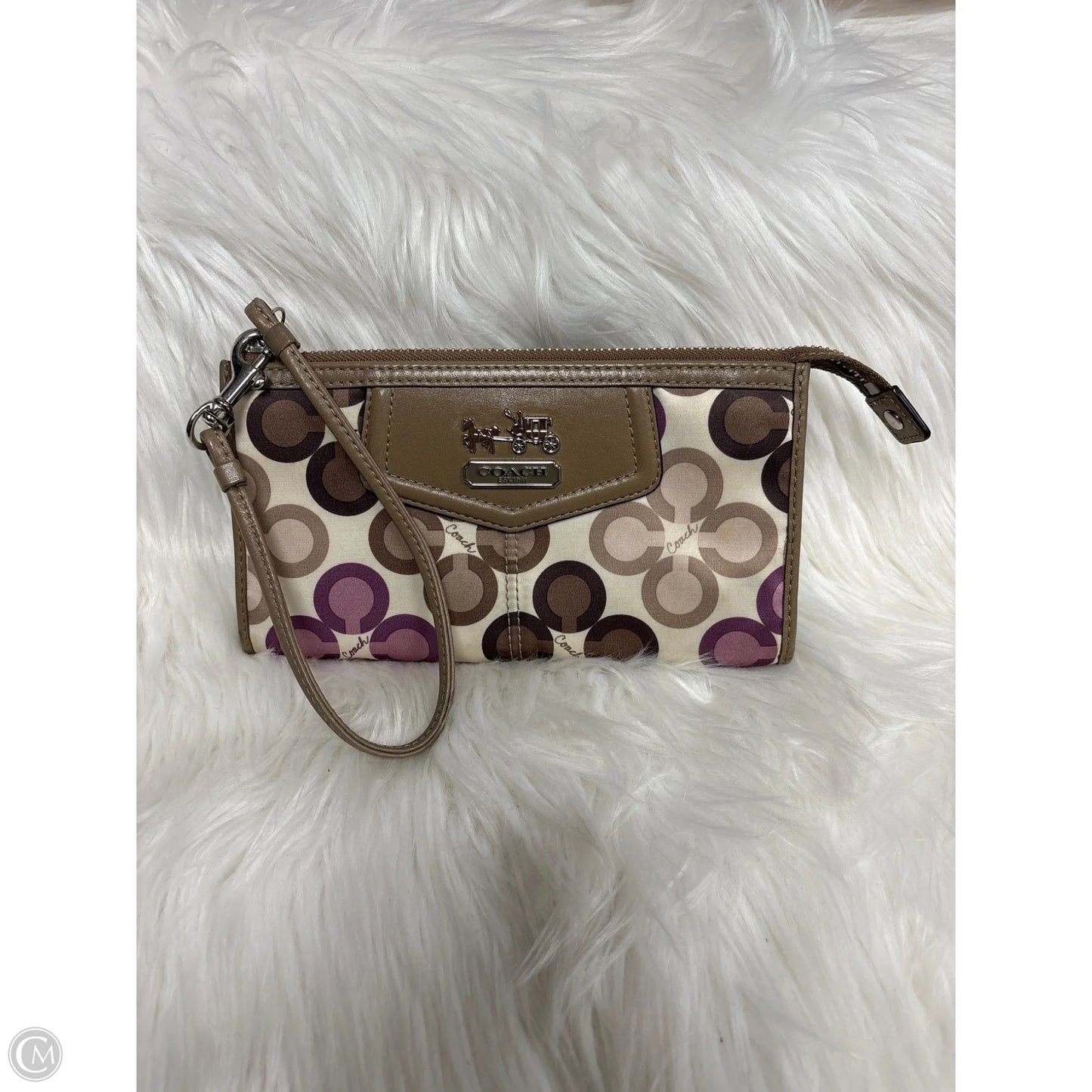 Wristlet Designer By Coach, Size: Medium