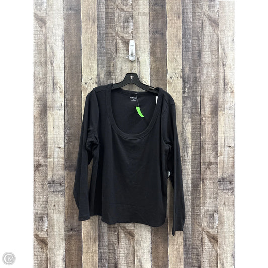 Top Long Sleeve By Old Navy In Black, Size: 2x