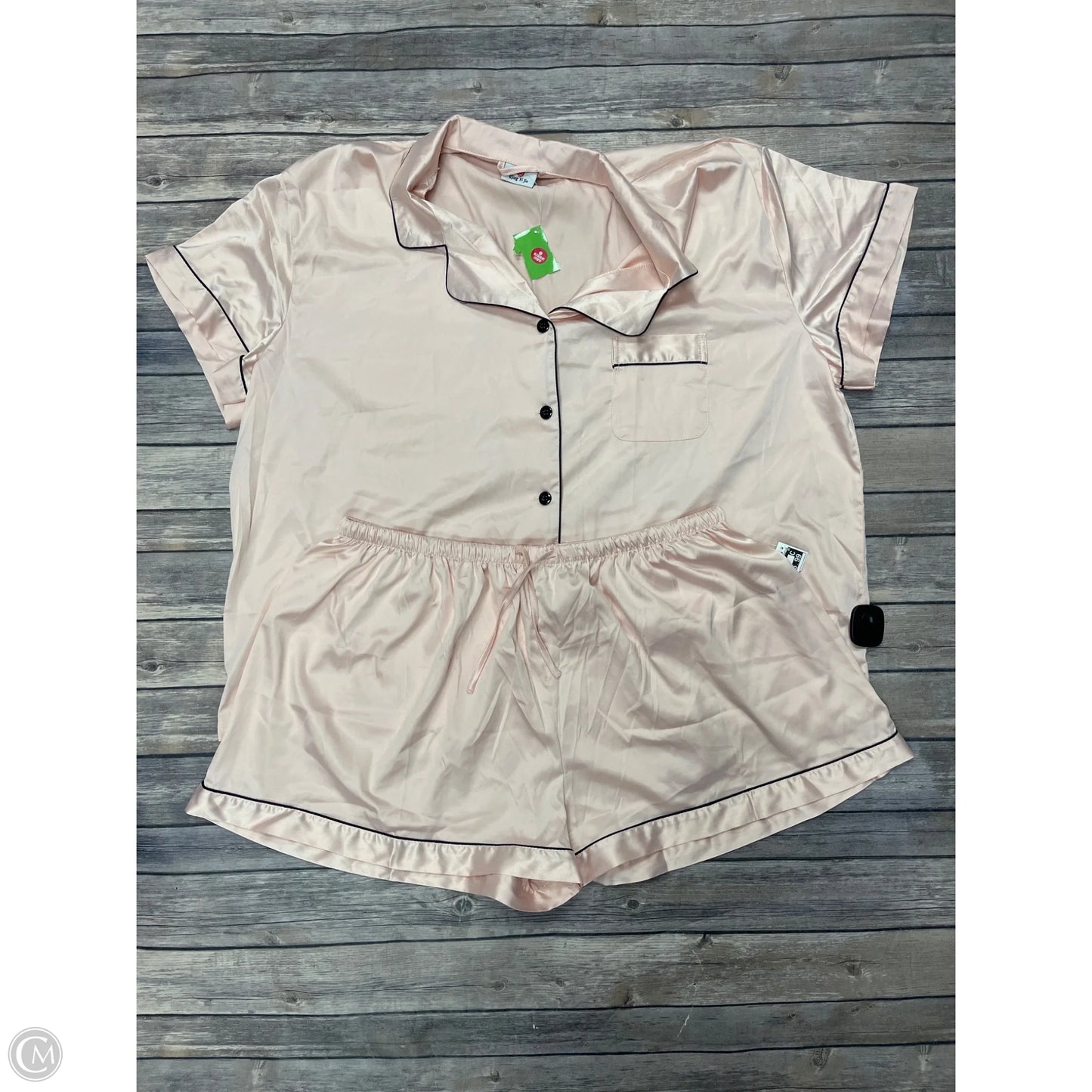Pajamas 2pc By Cme In Pink, Size: 4x