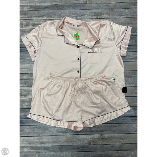 Pajamas 2pc By Cme In Pink, Size: 4x