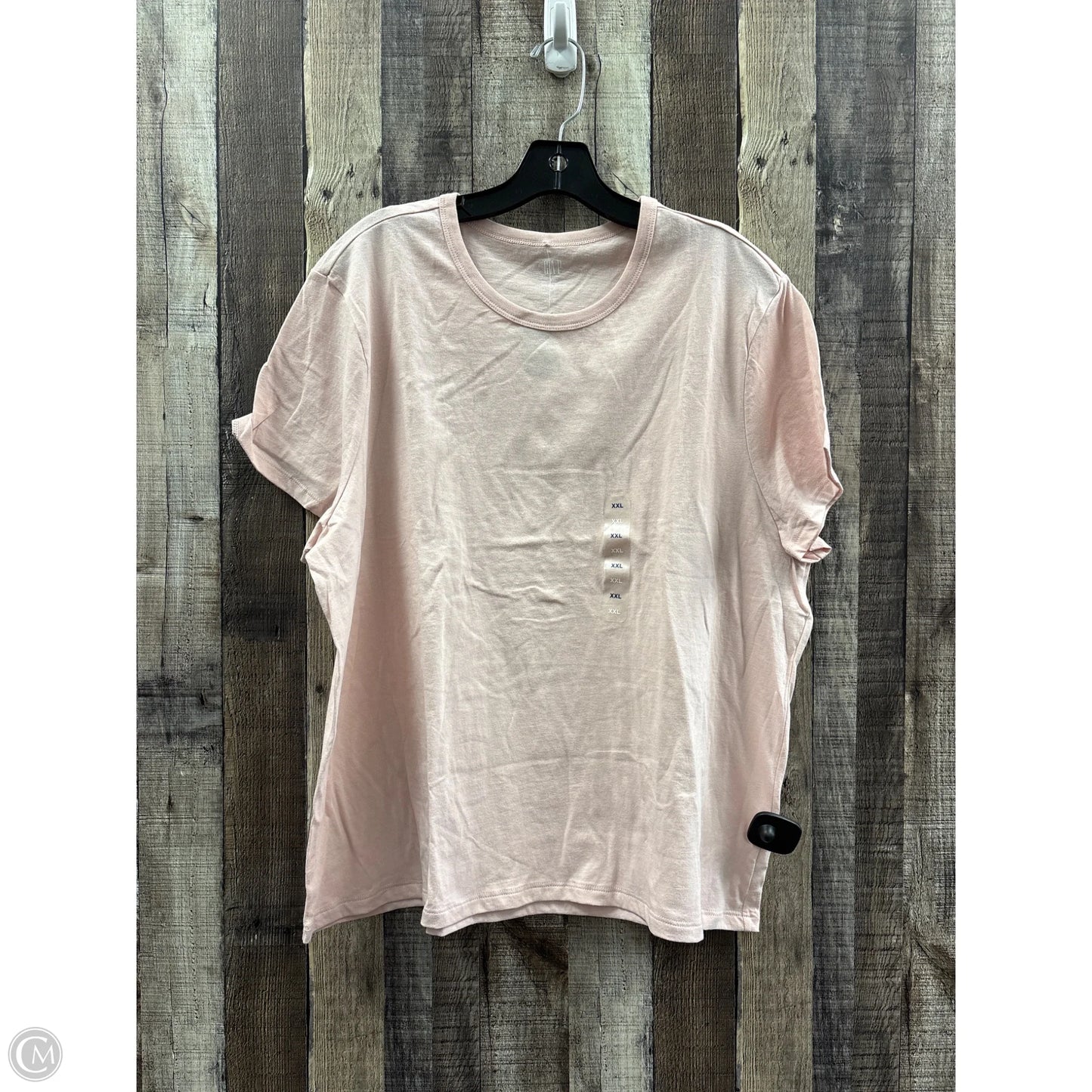 Top Short Sleeve By Gap In Pink, Size: Xxl