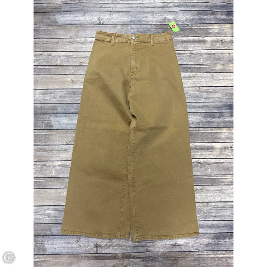 Jeans Wide Leg By Universal Thread In Tan, Size: 10
