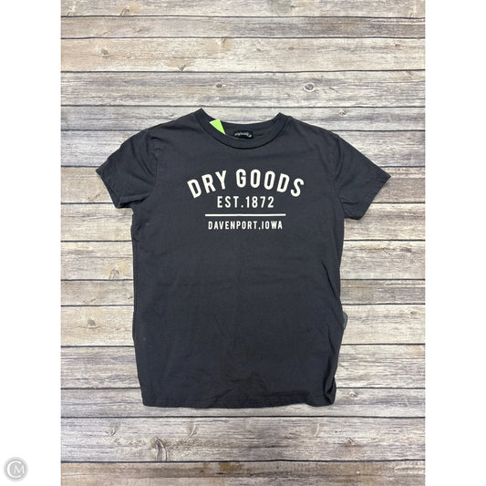 Top Short Sleeve By Originality In Grey, Size: Xs