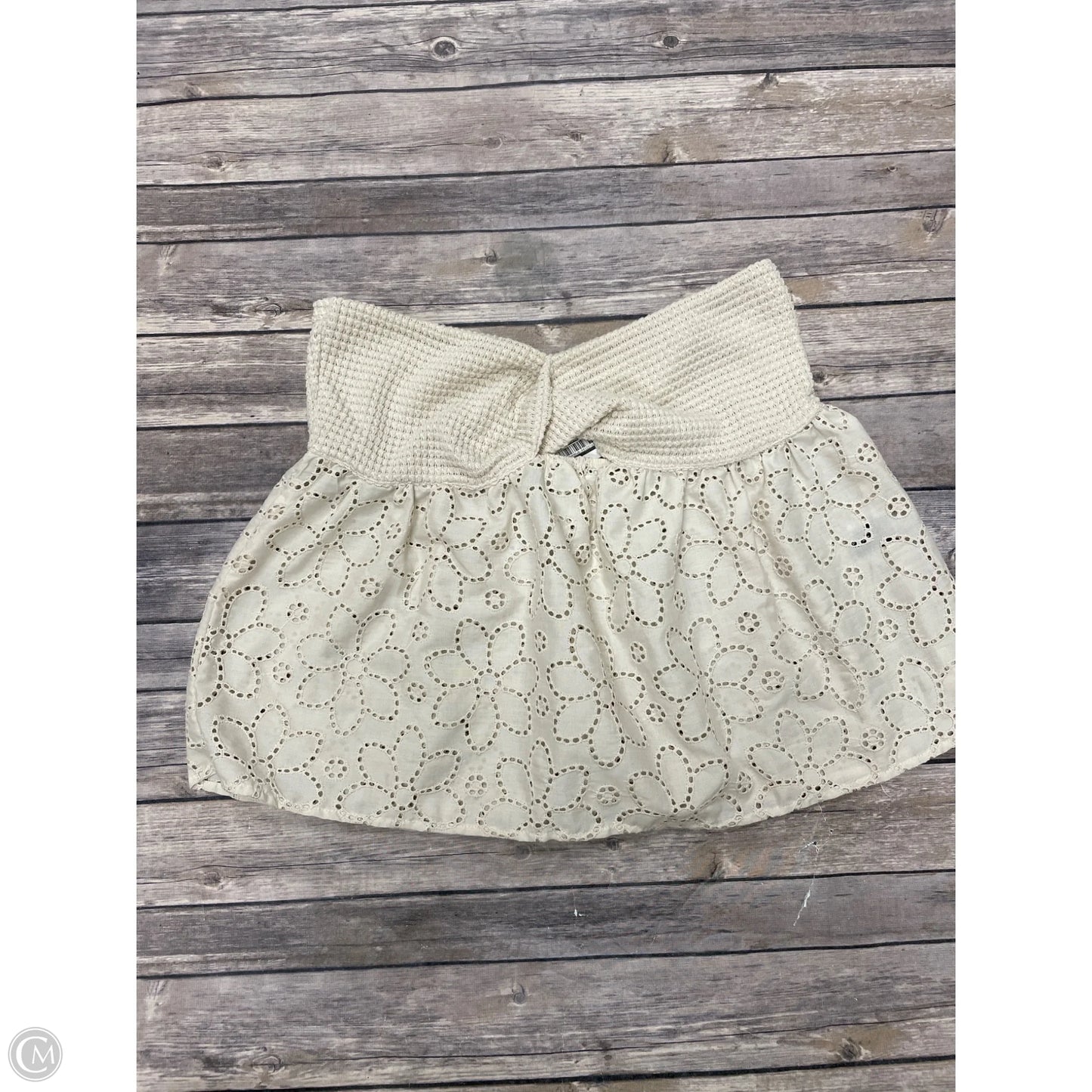 Top Sleeveless By Shein In Ivory, Size: L