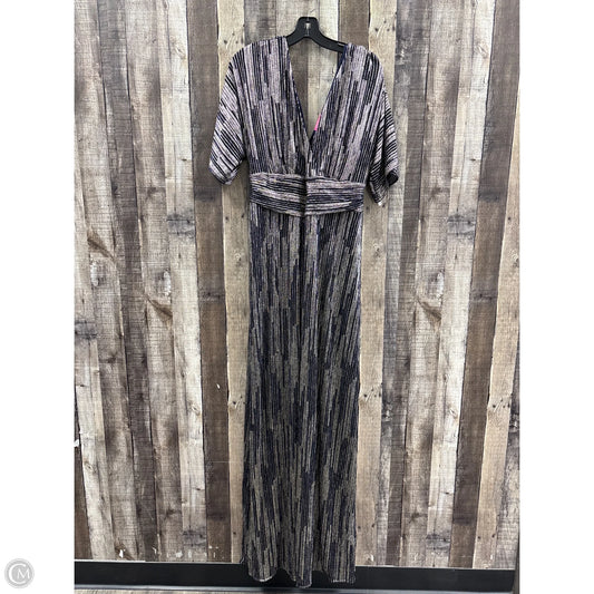 Dress Designer By Lilly Pulitzer In Blue & Silver, Size: L