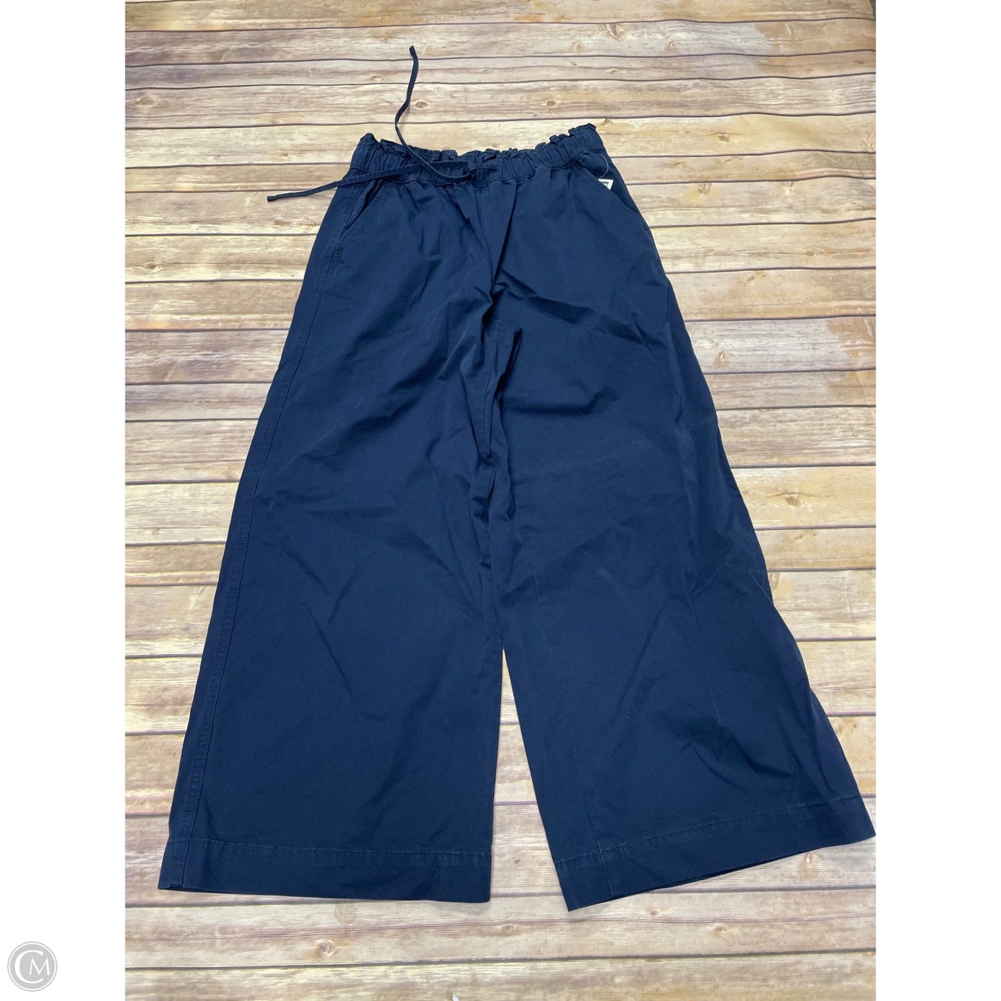 Pants Wide Leg By Loft In Navy, Size: Xs