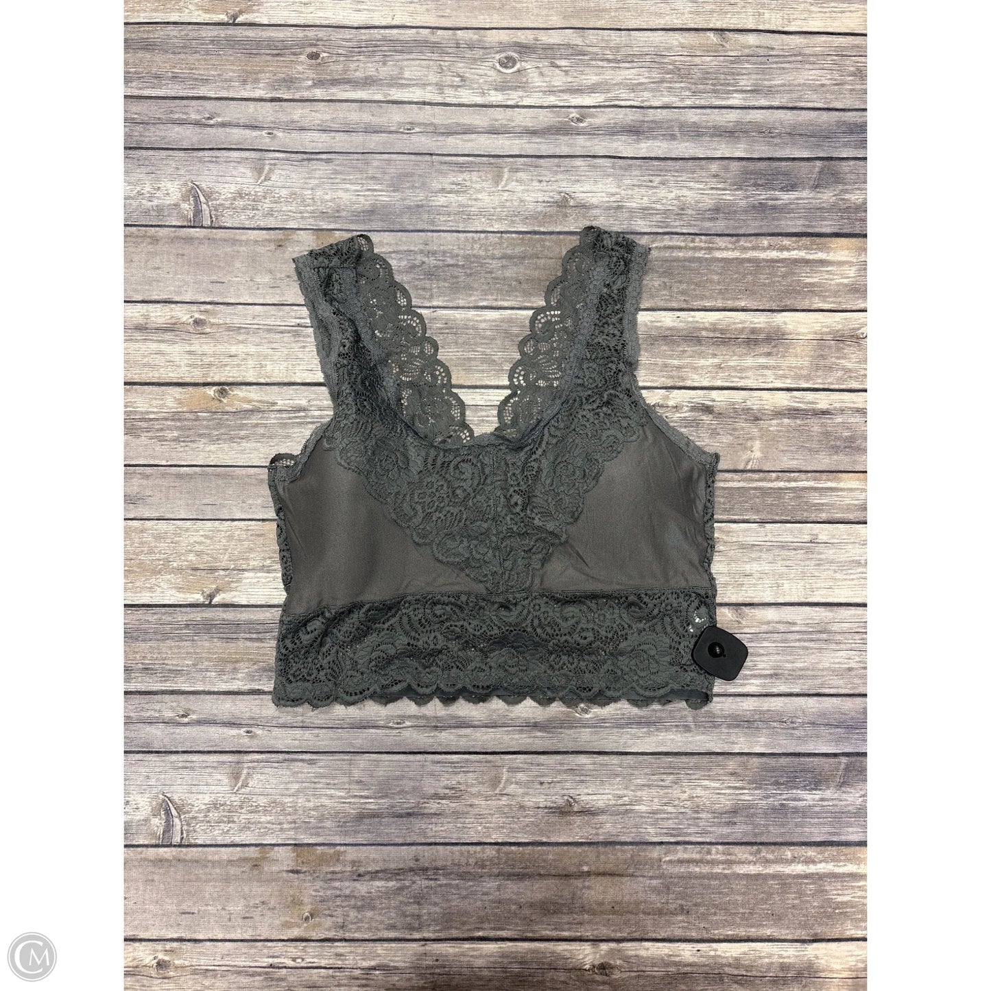 Bralette By Cme In Grey, Size: 1x