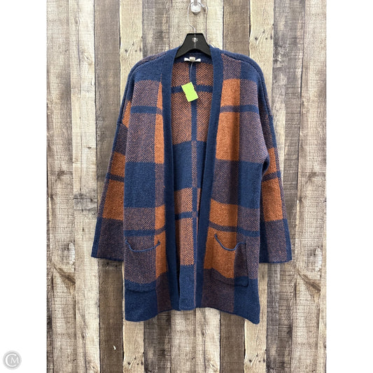 Cardigan By American Eagle In Blue & Brown, Size: Xs