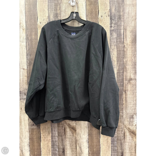 Sweatshirt Crewneck By Gap In Black, Size: Xxl