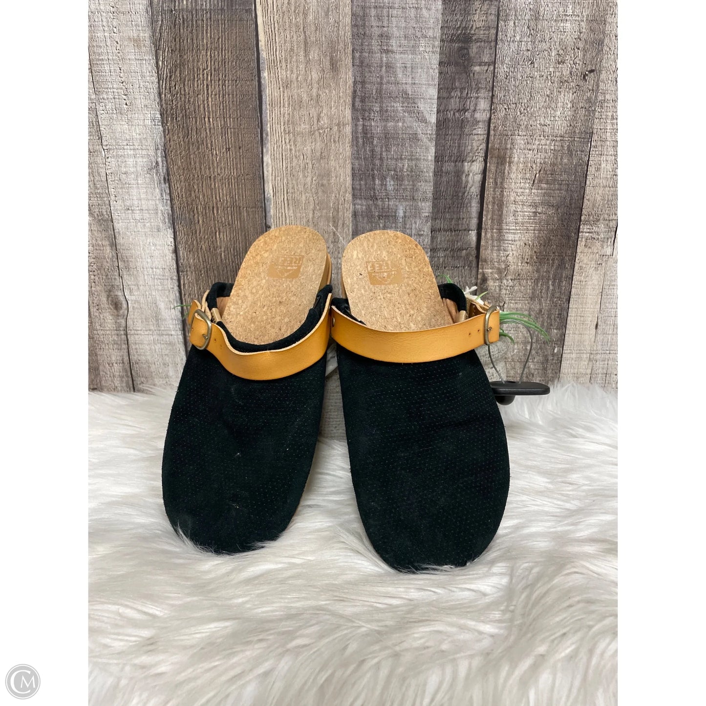 Shoes Flats By Reef In Black, Size: 9
