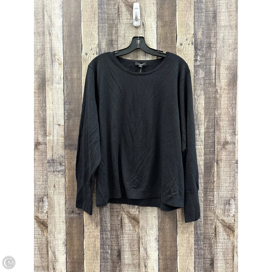 Top Long Sleeve By J. Crew In Black, Size: 3x