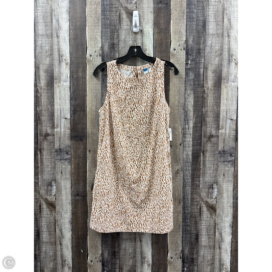 Dress Casual Midi By Old Navy In Animal Print, Size: S