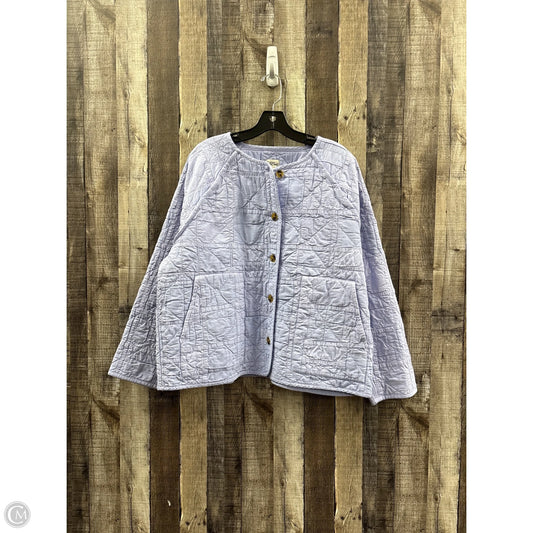 Jacket Puffer & Quilted By J. Crew In Purple, Size: Xxl