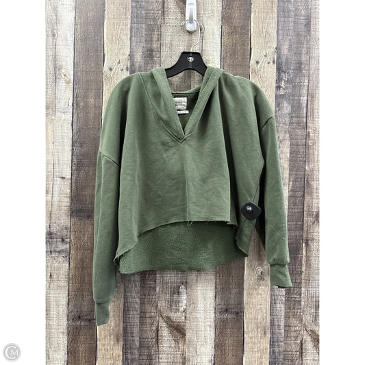 Sweatshirt Hoodie By Urban Outfitters In Green, Size: Xs