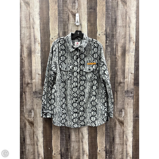 Jacket Fleece By Simply Southern In Multi-colored, Size: L