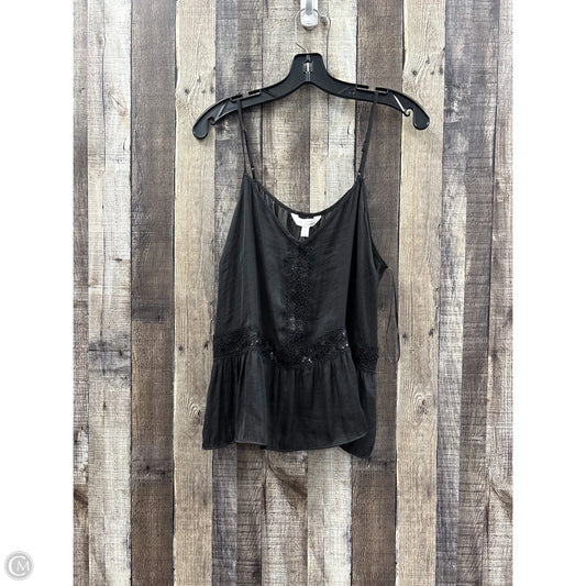 Top Sleeveless By Lc Lauren Conrad In Black, Size: L