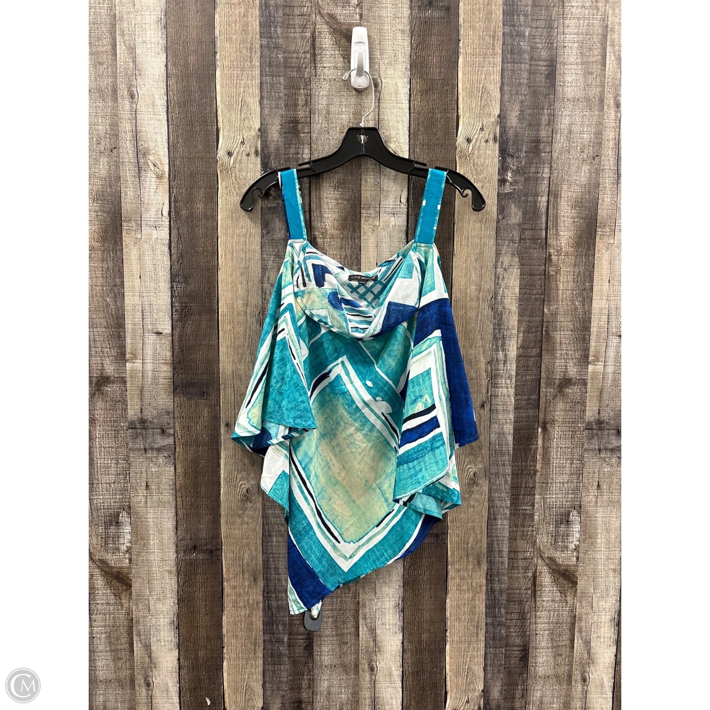 Top Sleeveless By Lane Bryant In Blue, Size: Xl