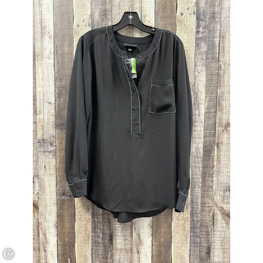 Top Long Sleeve By Lane Bryant In Black, Size: Xl
