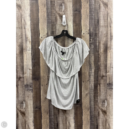 Top Sleeveless By Lane Bryant In Grey, Size: Xl