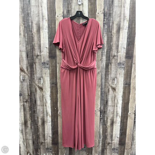 Jumpsuit By Lane Bryant In Pink, Size: Xl