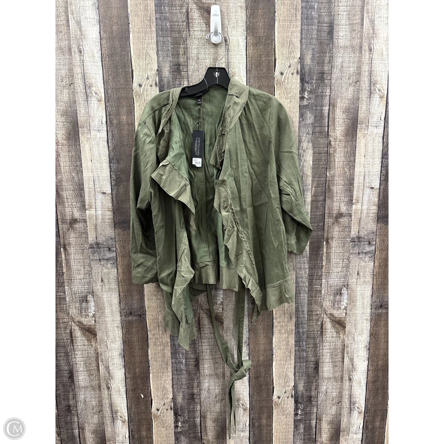 Cardigan By Lane Bryant In Green, Size: 1x