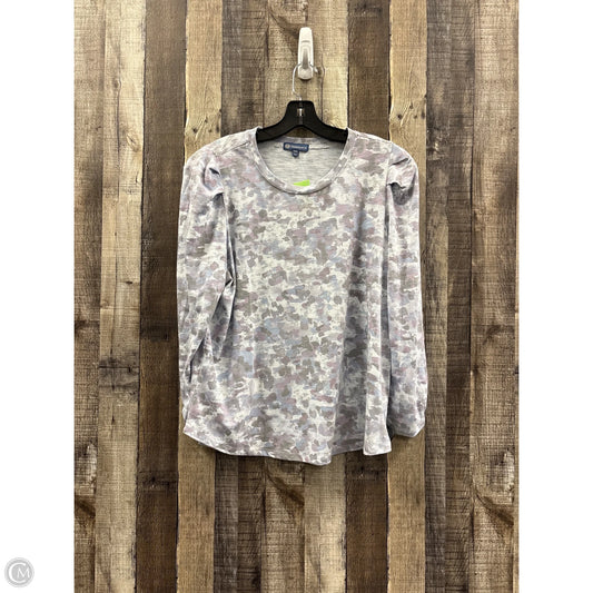 Top 3/4 Sleeve By Democracy In Purple, Size: Xl