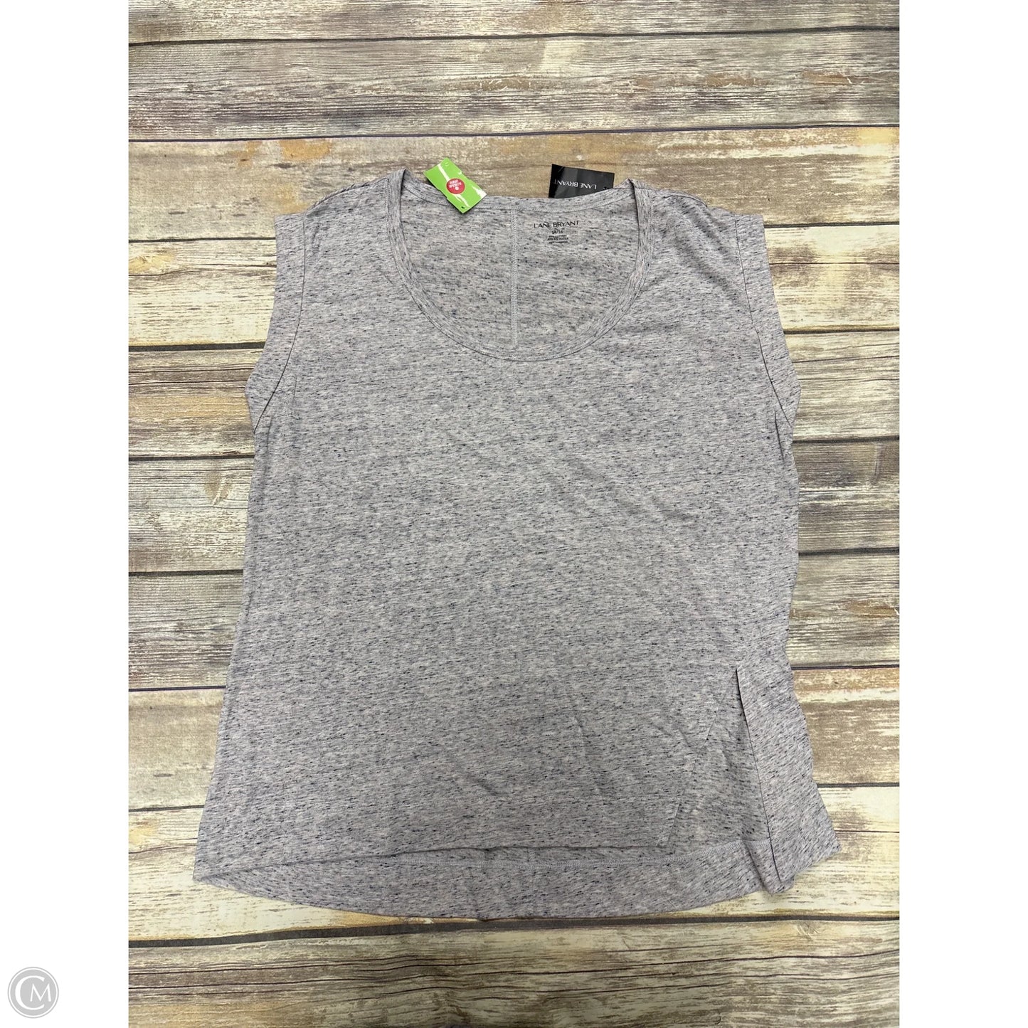 Top Long Sleeve By Lane Bryant In Grey, Size: Xl