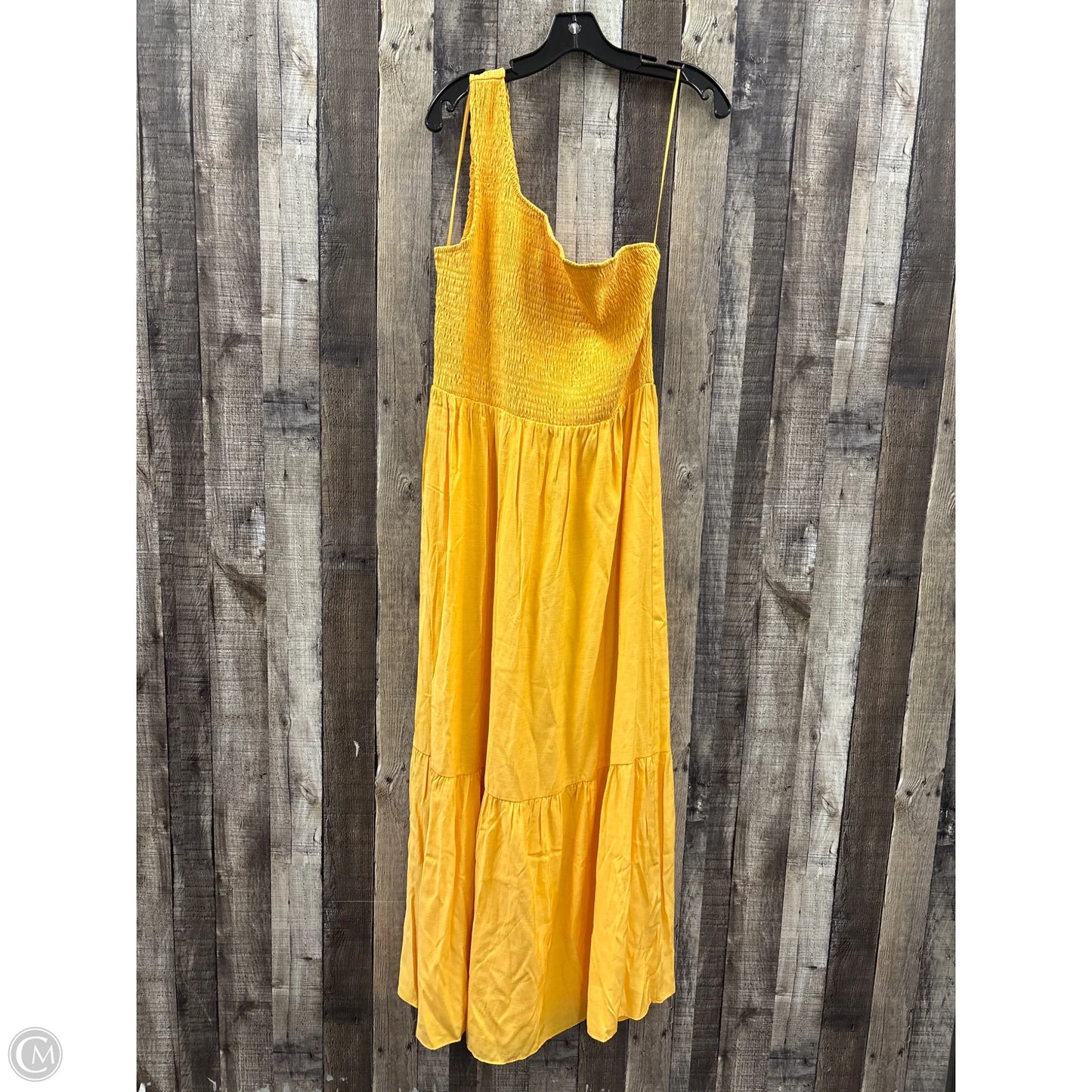 Dress Casual Maxi By Nine West In Yellow, Size: L