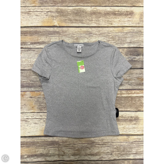 Top Short Sleeve By Better Together In Grey, Size: M