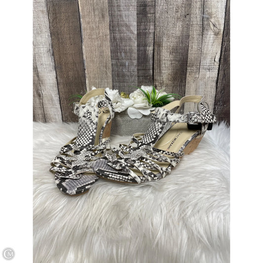 Shoes Heels Wedge By Isaac Mizrahi Live Qvc In Snakeskin Print, Size: 9
