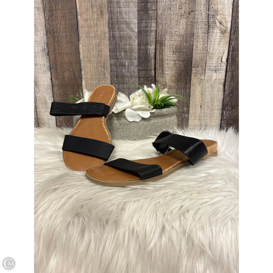 Sandals Flats By Cme In Black, Size: 6.5