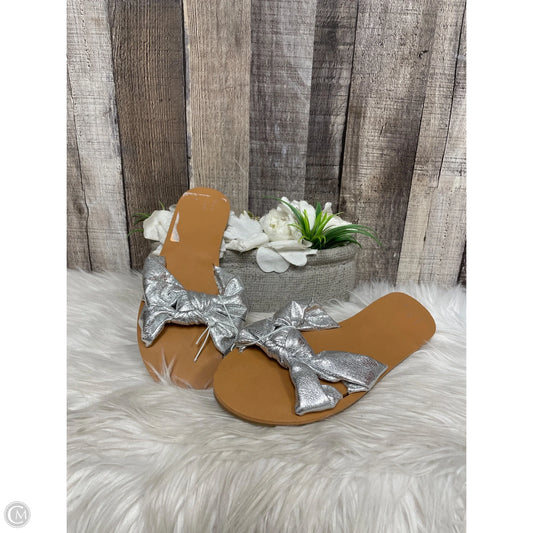 Sandals Flats By A New Day In Silver, Size: 7.5