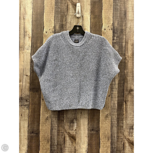 Sweater Short Sleeve By Gap In Blue, Size: Xs