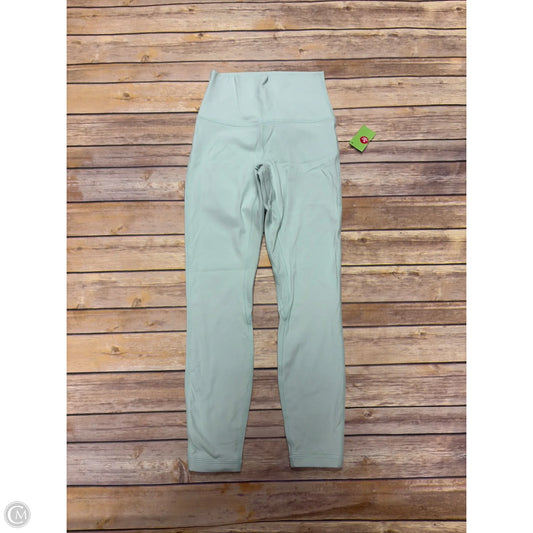 Athletic Leggings By Lululemon In Green, Size: 4