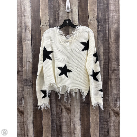 Sweater By No Comment In Black & Cream, Size: L