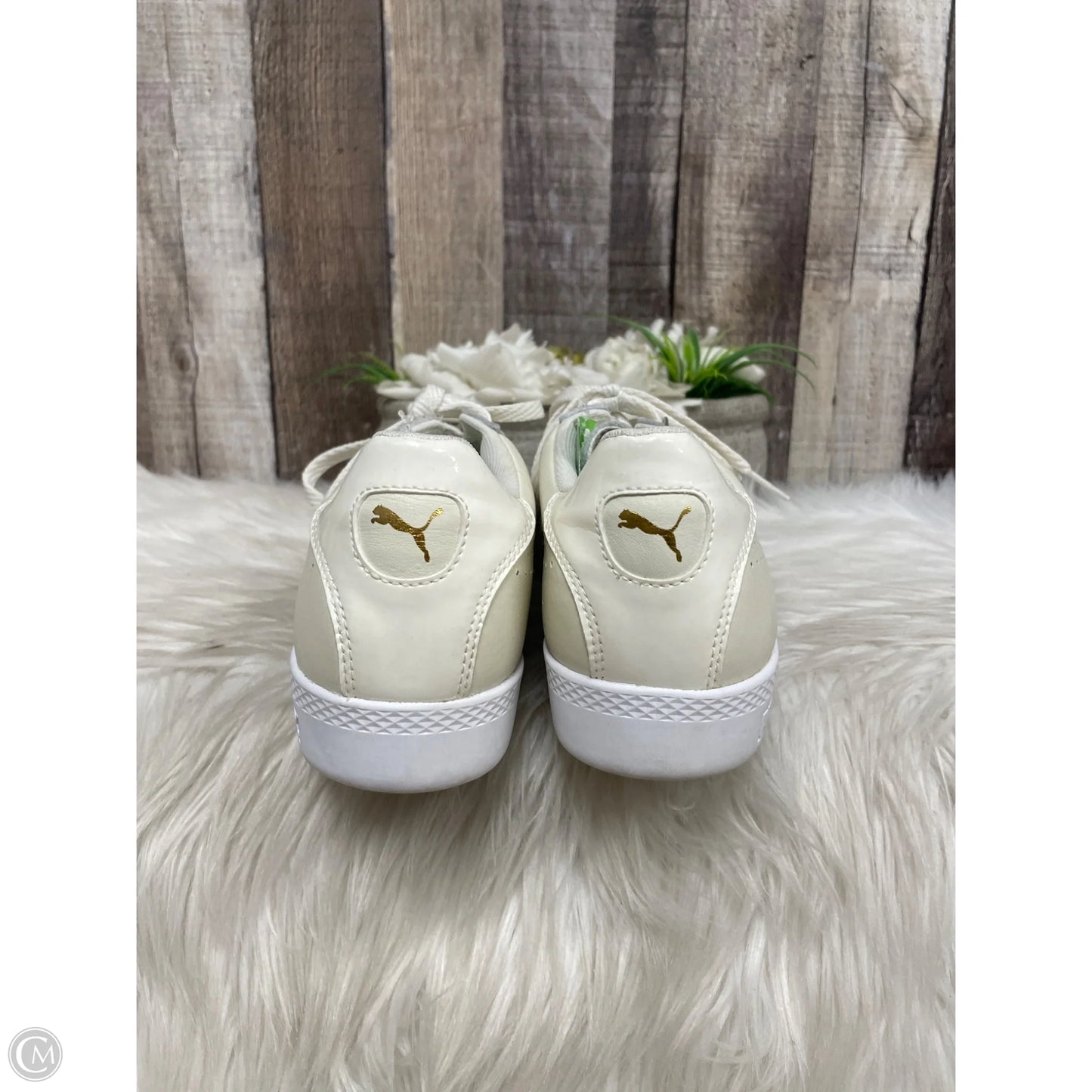 Shoes Athletic By Puma In Ivory, Size: 10.5