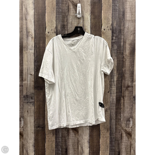 Top Short Sleeve By J. Crew In White, Size: L