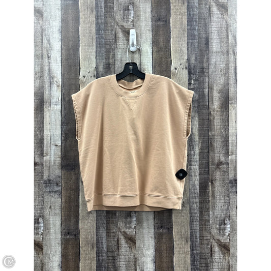 Top Sleeveless By Madewell In Tan, Size: M