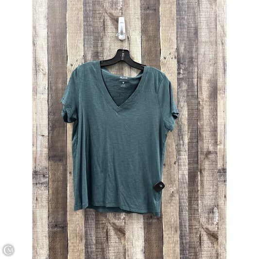 Top Short Sleeve By Madewell In Green, Size: M