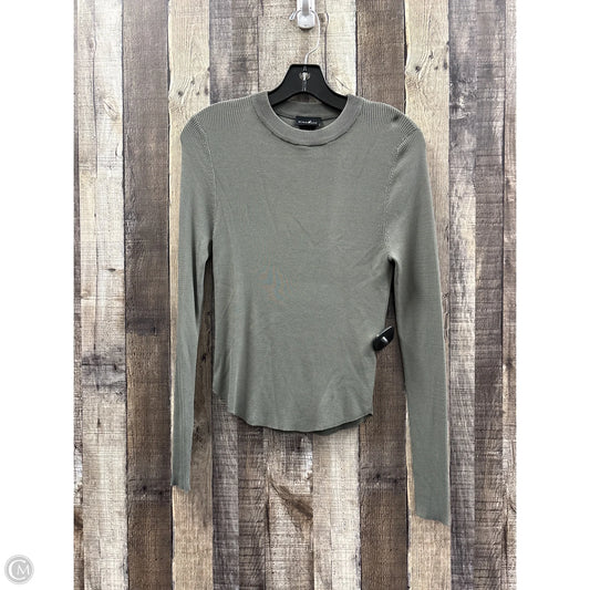 Top Long Sleeve By Cmc In Green, Size: S