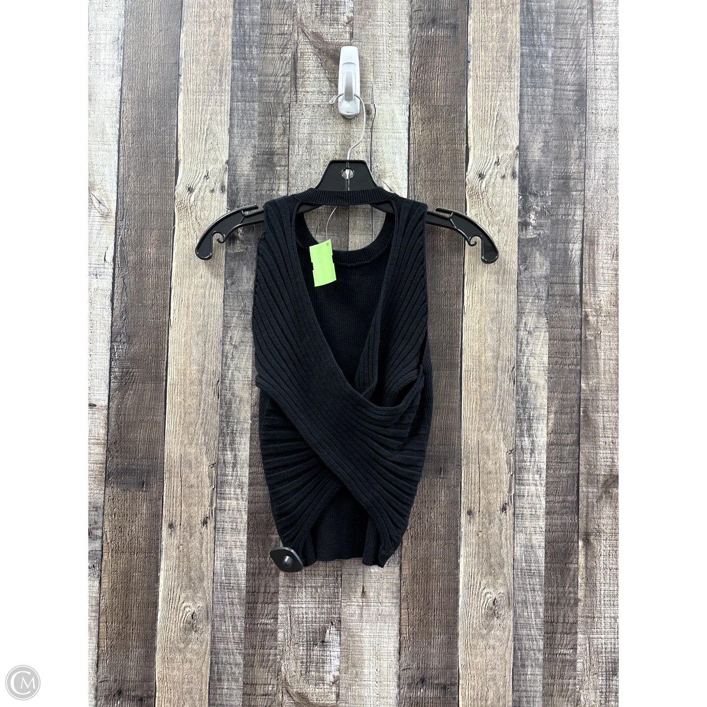 Top Sleeveless By Shein In Black, Size: L