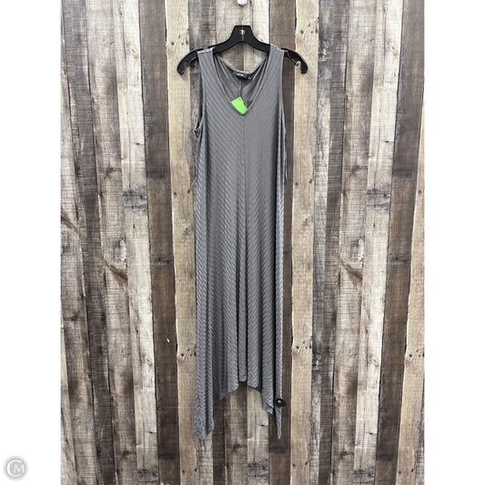 Dress Casual Maxi By Apt 9 In Grey, Size: M