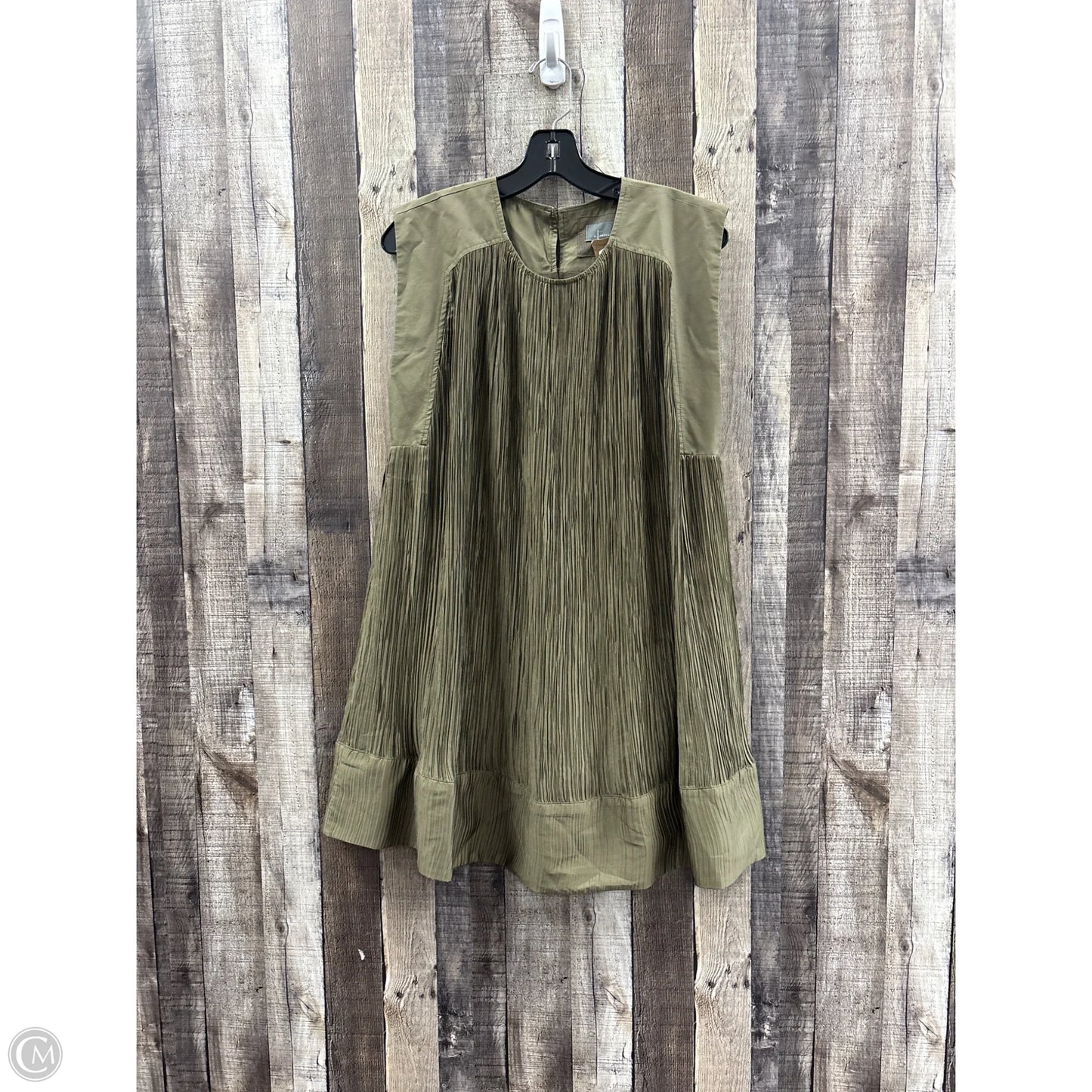 Dress Casual Midi By Anthropologie In Green, Size: Xs