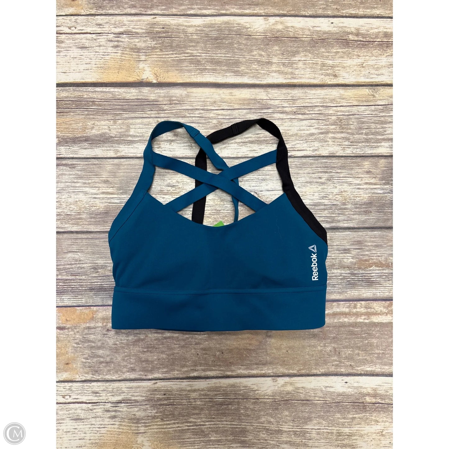 Athletic Bra By Reebok In Teal, Size: S