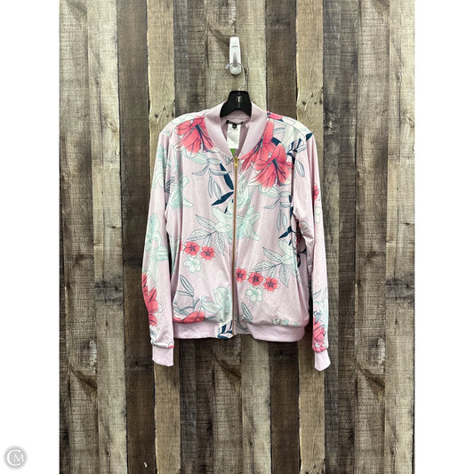 Jacket Other By Iman Hsn In Floral Print, Size: L