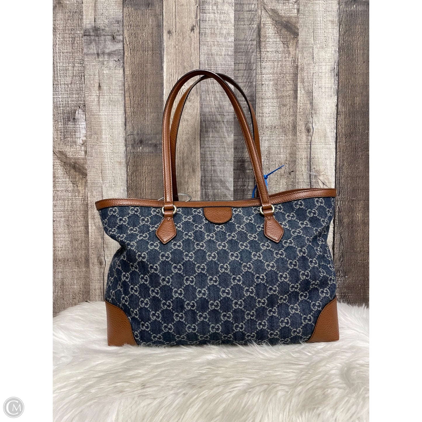 Tote Luxury Designer By Gucci, Size: Large