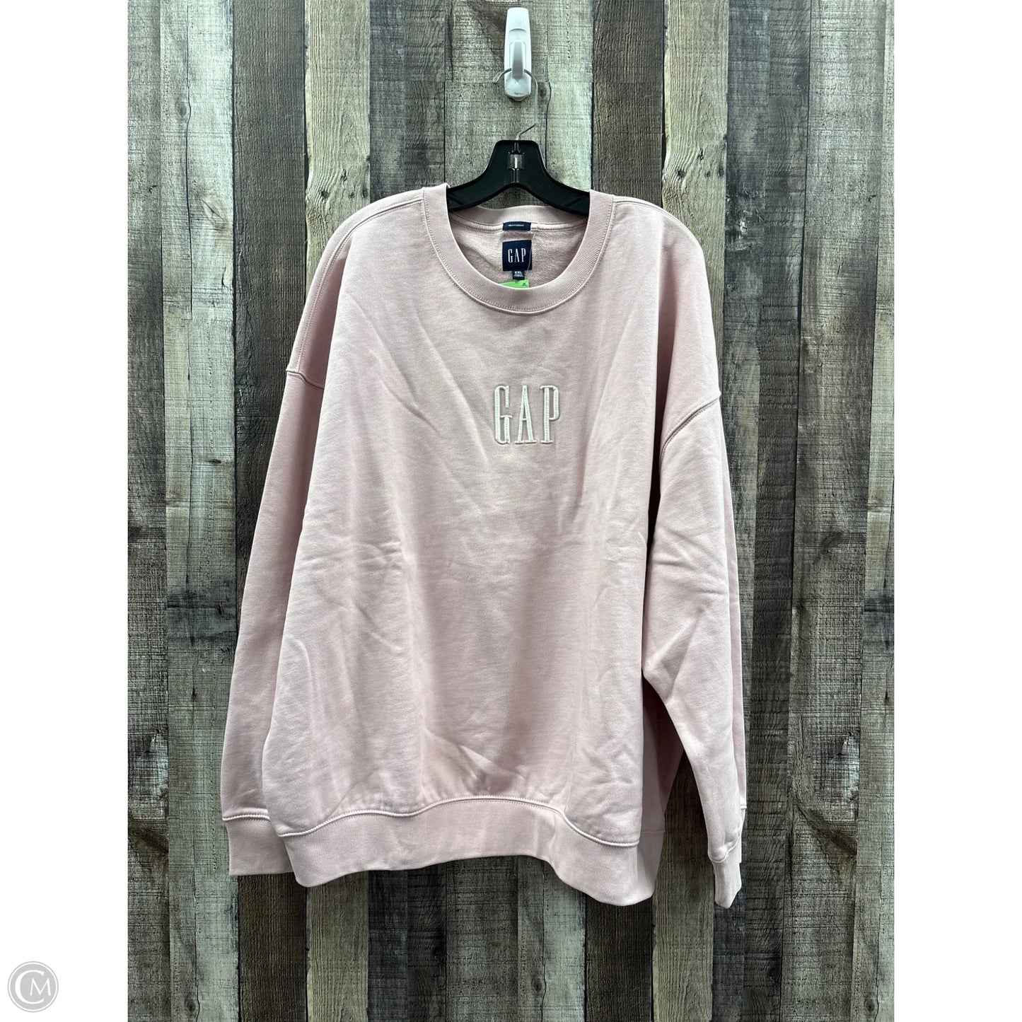 Sweatshirt Crewneck By Gap In Pink, Size: Xxl