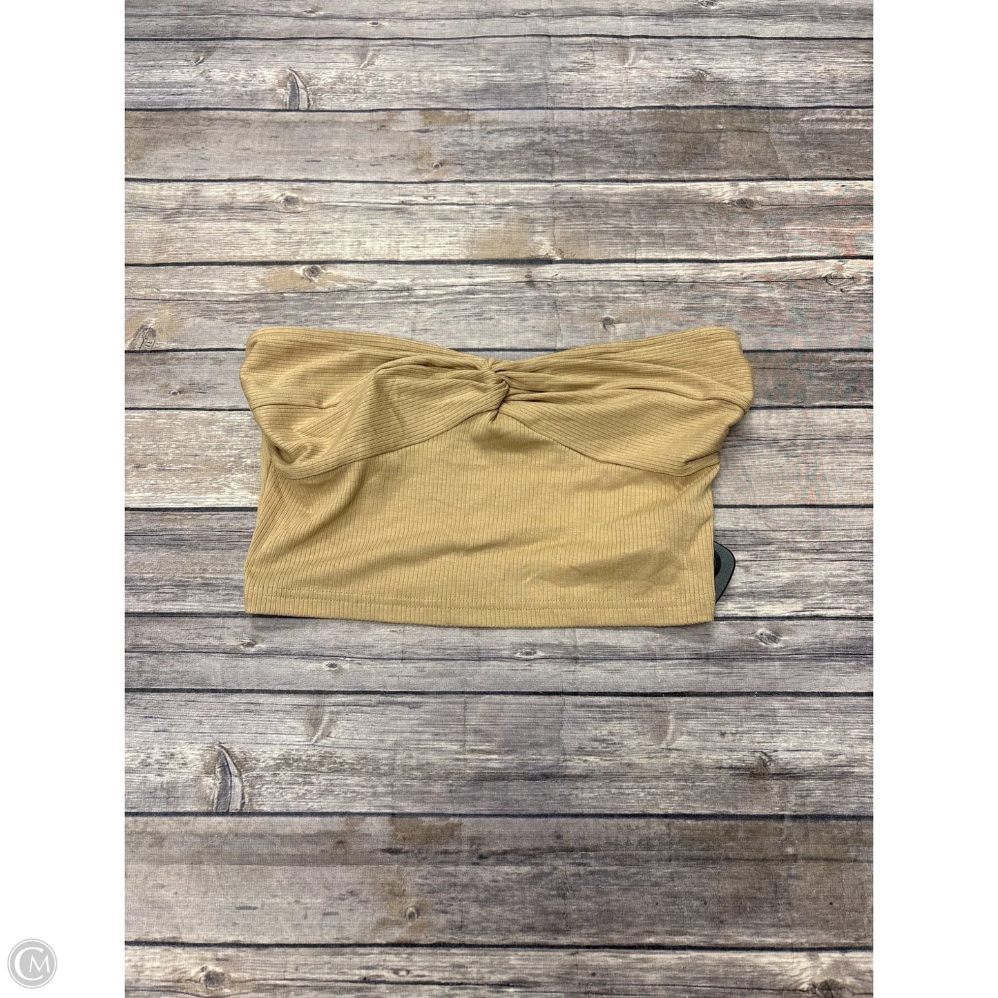 Top Sleeveless By Shein In Tan, Size: M